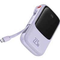 Внешний аккумулятор Baseus Qpow Pro+ Digital Display Fast Charge 22.5W 10000mAh (сиреневый)