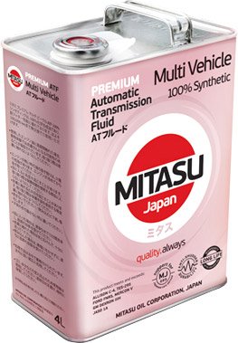 

Трансмиссионное масло Mitasu MJ-328 PREMIUM MULTI VEHICLE ATF 100% Synthetic 4л
