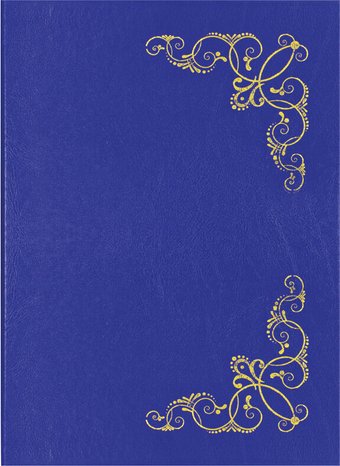 Папка адресная OfficeSpace Виньетка 277205 (синий)