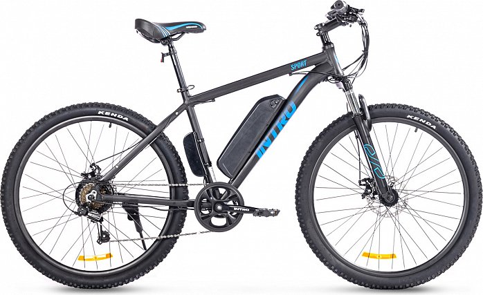 

Электровелосипед INTRO Sport 27.5 2024 (черный/синий)