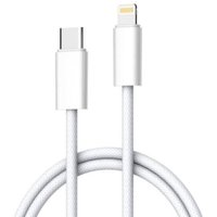 Кабель LDNIO LC901I USB Type-C - Lightning (1 м, белый)