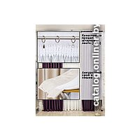 Комплект штор Модный текстиль Блэкаут рогожка димаут 112MT391028 2.5x2 (фиолетовый)