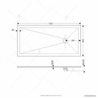 Душевой поддон RGW ST-0118G 16152811-02 80x110