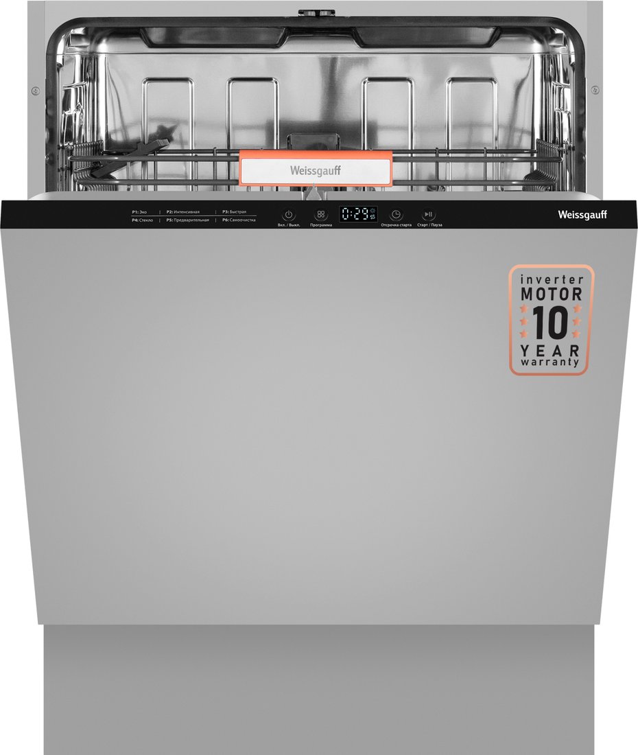 

Встраиваемая посудомоечная машина Weissgauff BDW 6026 Inverter Infolight