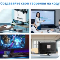 Компактный компьютер GEEKOM Mini A5 (Ryzen 5 7430U, 16GB/512GB)