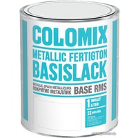 Автомобильная краска Colomix Metallic Basislack 0.75л 626 Мокрый асфальт 43866442