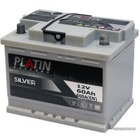 Автомобильный аккумулятор Platin Silver R+ (60 А·ч)