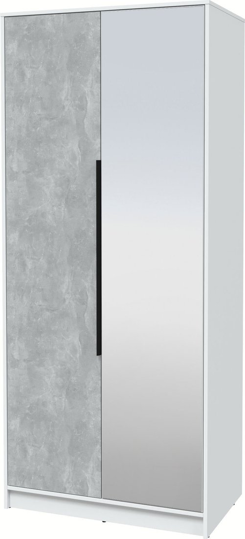 

Шкаф-купе Интерлиния Концепт КТ-Ш2з (бетон/белый платинум)