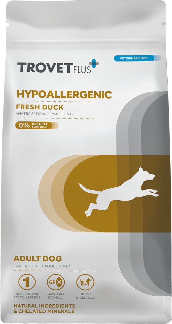 Сухой корм для собак Trovet Plus Adult Dog Hypoallergenic Fresh Duck (10кг)