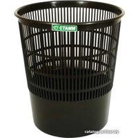 Корзина для бумаг Стамм КР01 (черный)