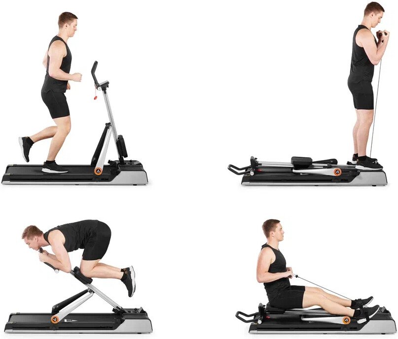 

Электрическая беговая дорожка S1 Space 4в1 (тренажер для бега/ходьбы, гребли, пресса, рук)