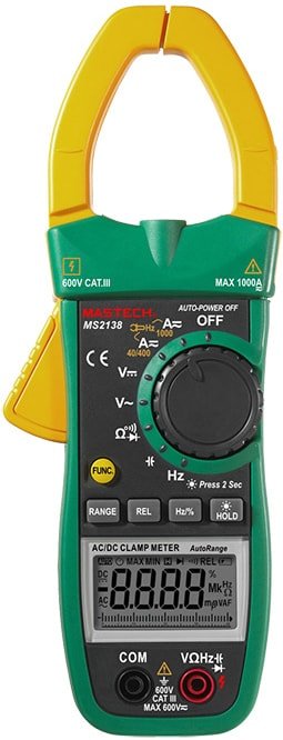 

Токовые клещи Mastech MS2138
