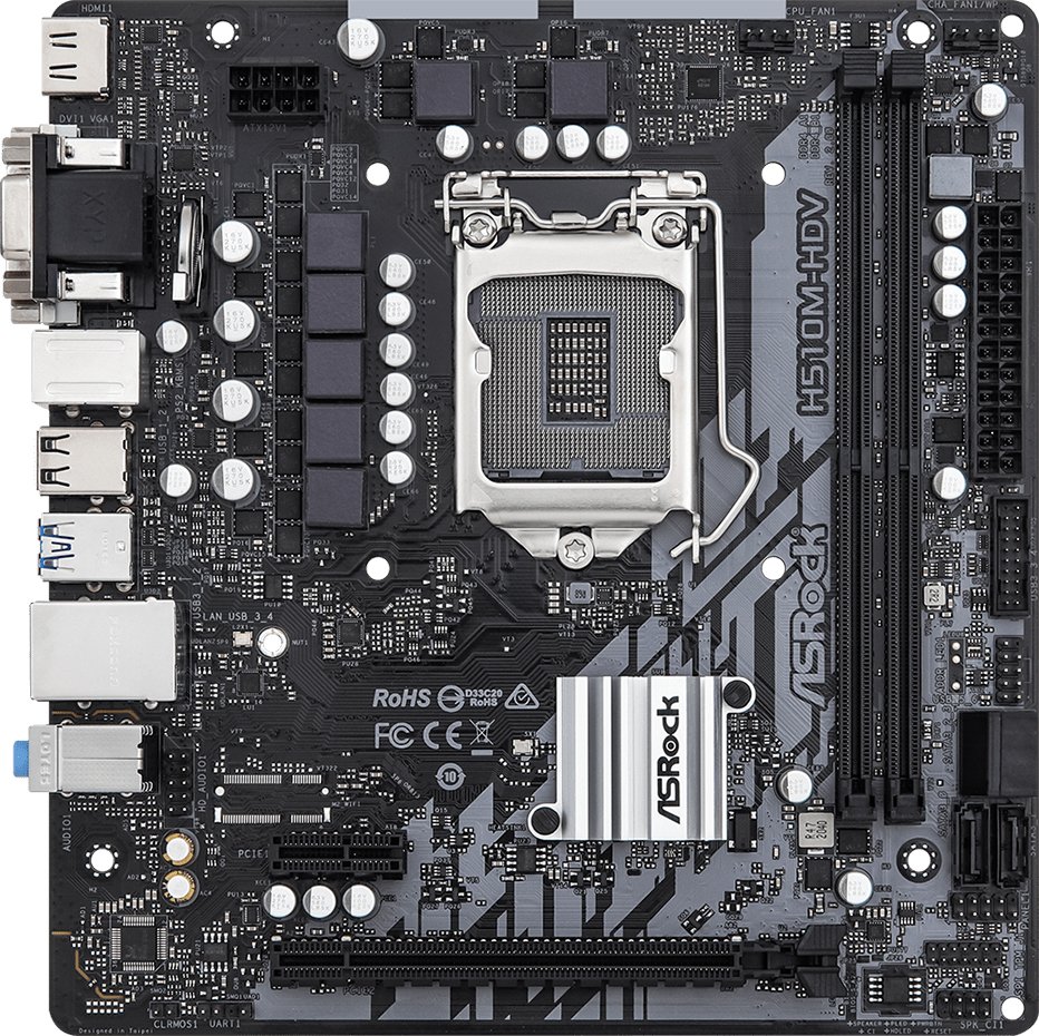 

Материнская плата ASRock H510M-HDV R2.0
