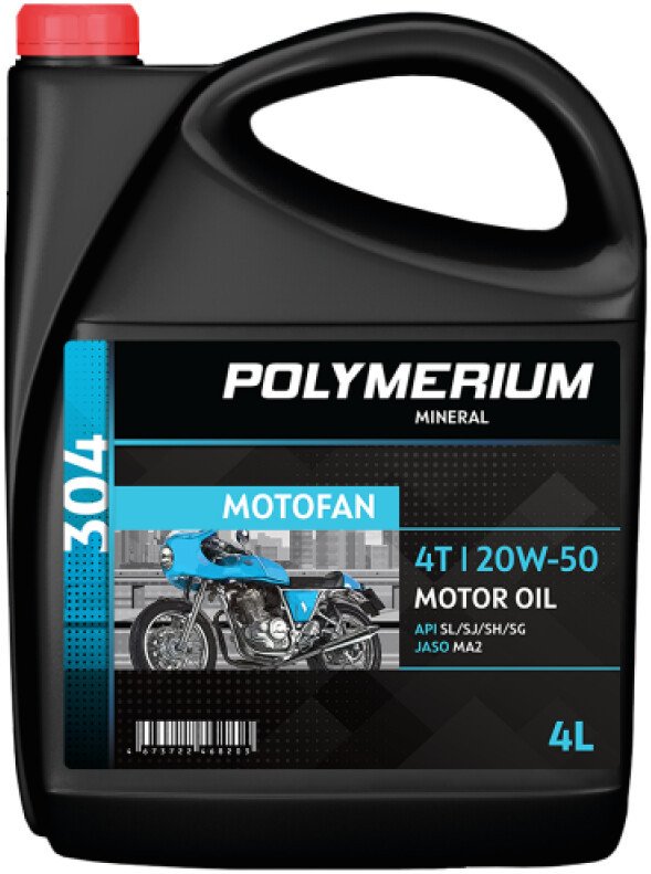Моторное масло Polymerium Motofan 304 20W-50 4T 50л
