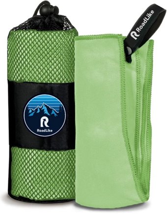 Полотенце RoadLike Camp спортивное охлаждающее 327261 (зеленый)