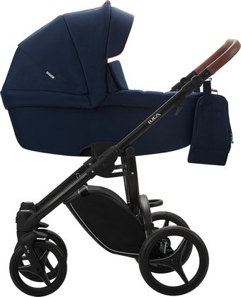 Универсальная коляска BEBETTO Luca (2 в 1, 02, черная рама)