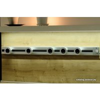 Трековая розетка AVEL шинопровод 100 см + 5 ЕВРО розеток (серебристый)