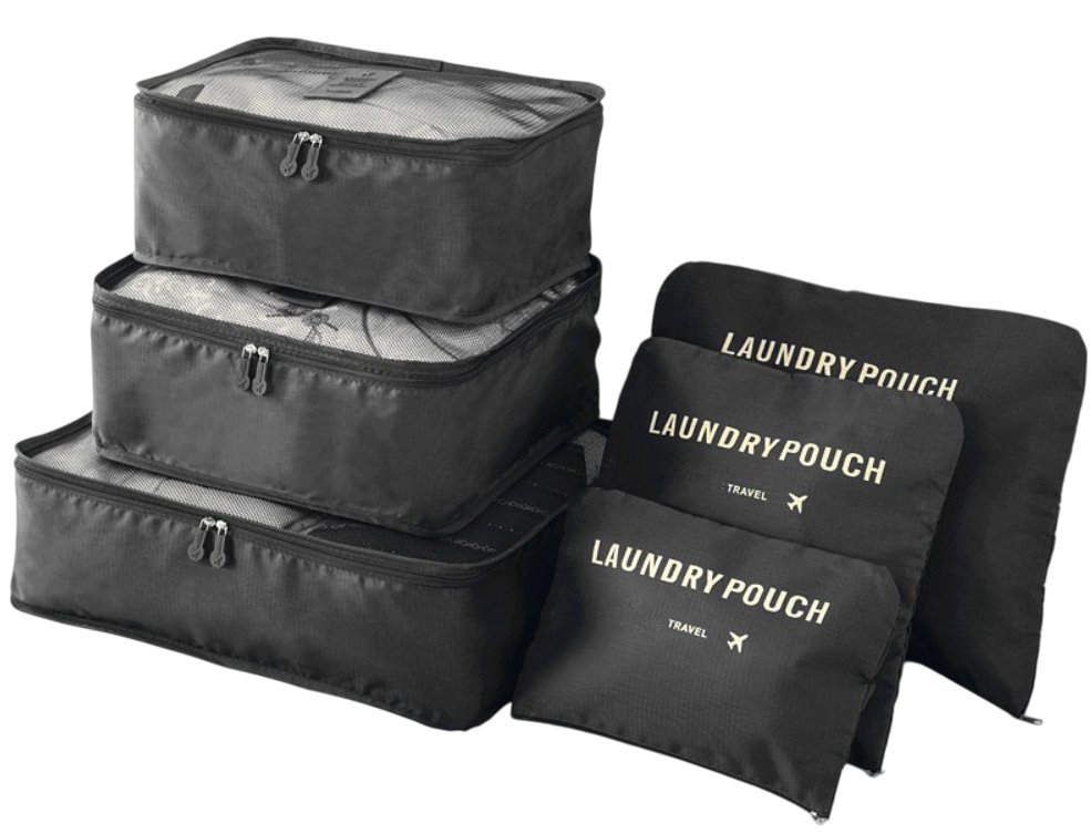 

Органайзер для хранения ILikeGift Laundry pouch 133-021 (6шт, черный)