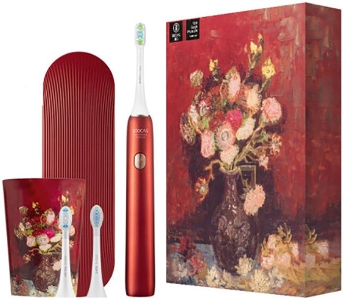 

Электрическая зубная щетка Soocas X3U Van Gogh Museum Design (красный)