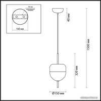 Подвесная люстра Odeon Light Pamfa 4622/12L