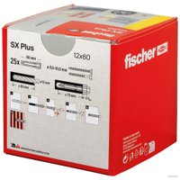 Дюбель универсальный Fischer SX Plus 12x60 568012 (25 шт)