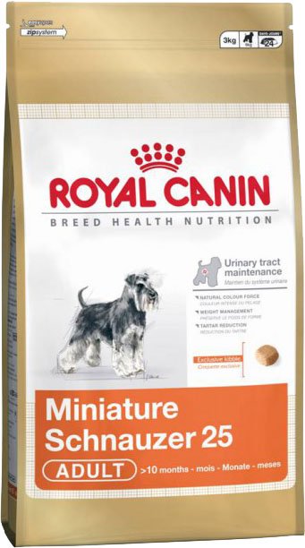 

Сухой корм для собак Royal Canin Miniature Schnauzer 25 3 кг