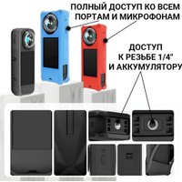 Чехол Zarrumi SC-IX5 для Insta360 X5 (черный)