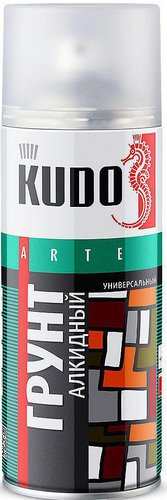 Алкидная грунтовка Kudo KU-200X Универсальный (520 мл, черный)