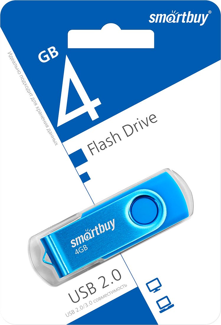 

USB Flash SmartBuy Twist 4GB (синий)