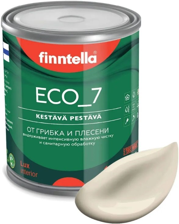 

Краска Finntella Eco 7 Liinavaatteet F-09-2-1-FL094 0.9 л (светло-бежевый)