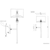 Бра ImperiumLoft Heathfield & co wall light casablanca 123237-22