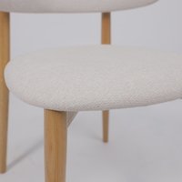 Стул Оримэкс Дэвид (бежевый фактурный велюр Danco 100/дуб)