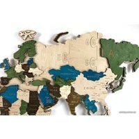 Подложка для пазла Woodary Для карты мира XXL 3241