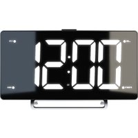 Настольные часы Soundmax SM-1561U (черный/белый)