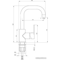 Смеситель Deante Alpinia BGA 024M