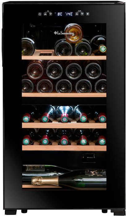 Винный шкаф La Sommeliere SLS32DZ Black