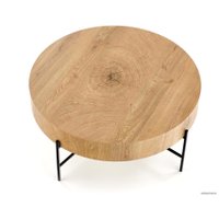 Журнальный столик Halmar Brooklyn 80x37 (натуральный/черный)