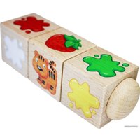 Развивающая игра Десятое королевство Кубики на оси. Составляем цвета 02966