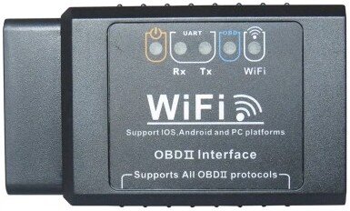 Автосканер USBTOP ELM327 Wi-Fi OBD2 v1.5 (черный)