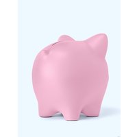 Копилка для денег PIG BANK свинка-копилка XL Барби (нежно-розовый)