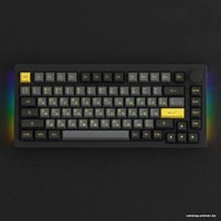 Клавиатура Akko 5075B Plus Black & Gold (Akko Cream Yellow V3 Pro)