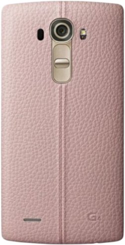 

Чехол для телефона LG Genuine Leather Back для LG G4 (розовый)