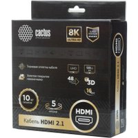 Кабель CACTUS CS-HDMI.1.4-3 HDMI - HDMI (3м, черный)