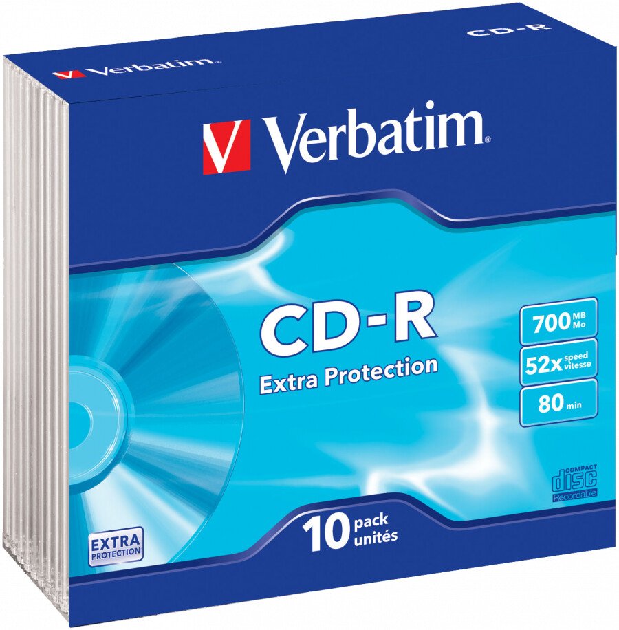 

CD-R диск Verbatim 700Mb 52x 43415 (10 шт.)