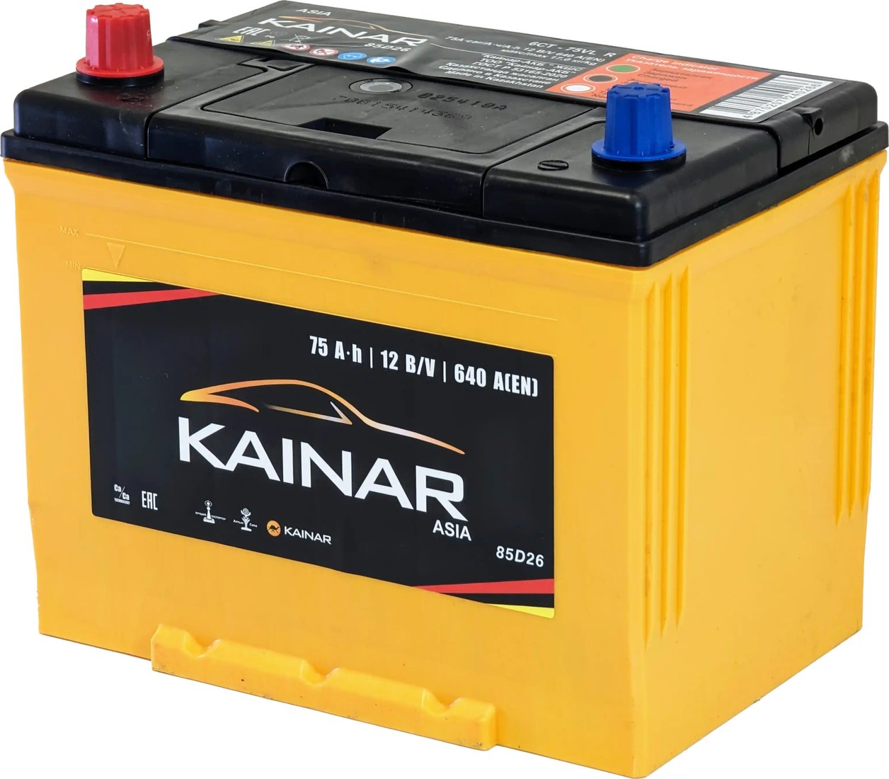 

Автомобильный аккумулятор Kainar Asia 75 JL (75 А·ч)
