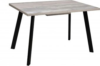 Кухонный стол СоюзРегионПоставка Борг 120х80 (муар черный/бетон пайн)
