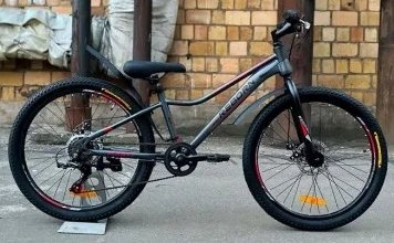 

Велосипед Reborn Habit 24 2025 (серо-красный)