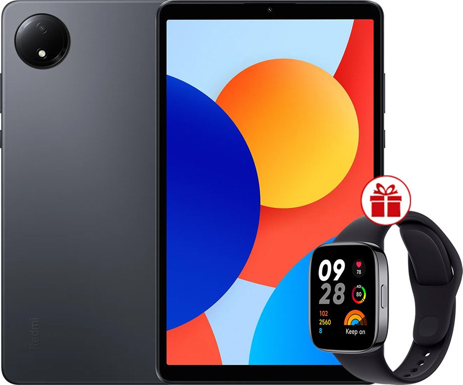 

Планшет Xiaomi Redmi Pad SE 8.7 4G 4GB/128GB международная версия (серый) + умные часы Xiaomi Redmi Watch 3 (черный) по акции