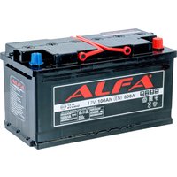 Автомобильный аккумулятор ALFA Hybrid 100 R (100 А·ч) + Бесплатная диагностика подвески или -30% на замену масла