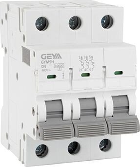 

Выключатель автоматический GEYA GYM9H-3P-4D 3P 4A D 10kA 3M GYM9H3P4D